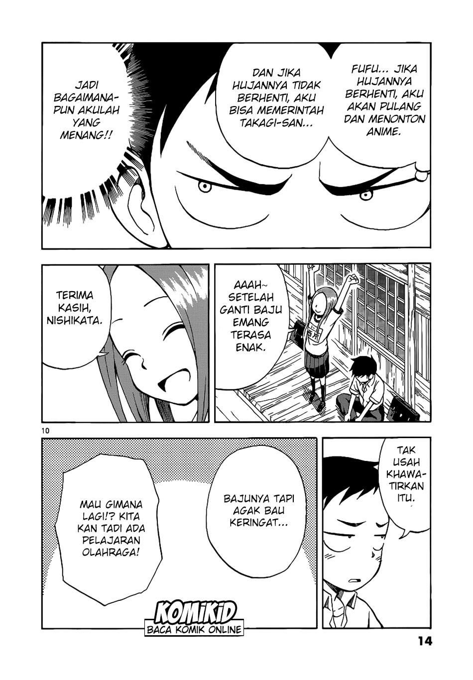 Karakai Jouzu no Takagi-san Chapter 10