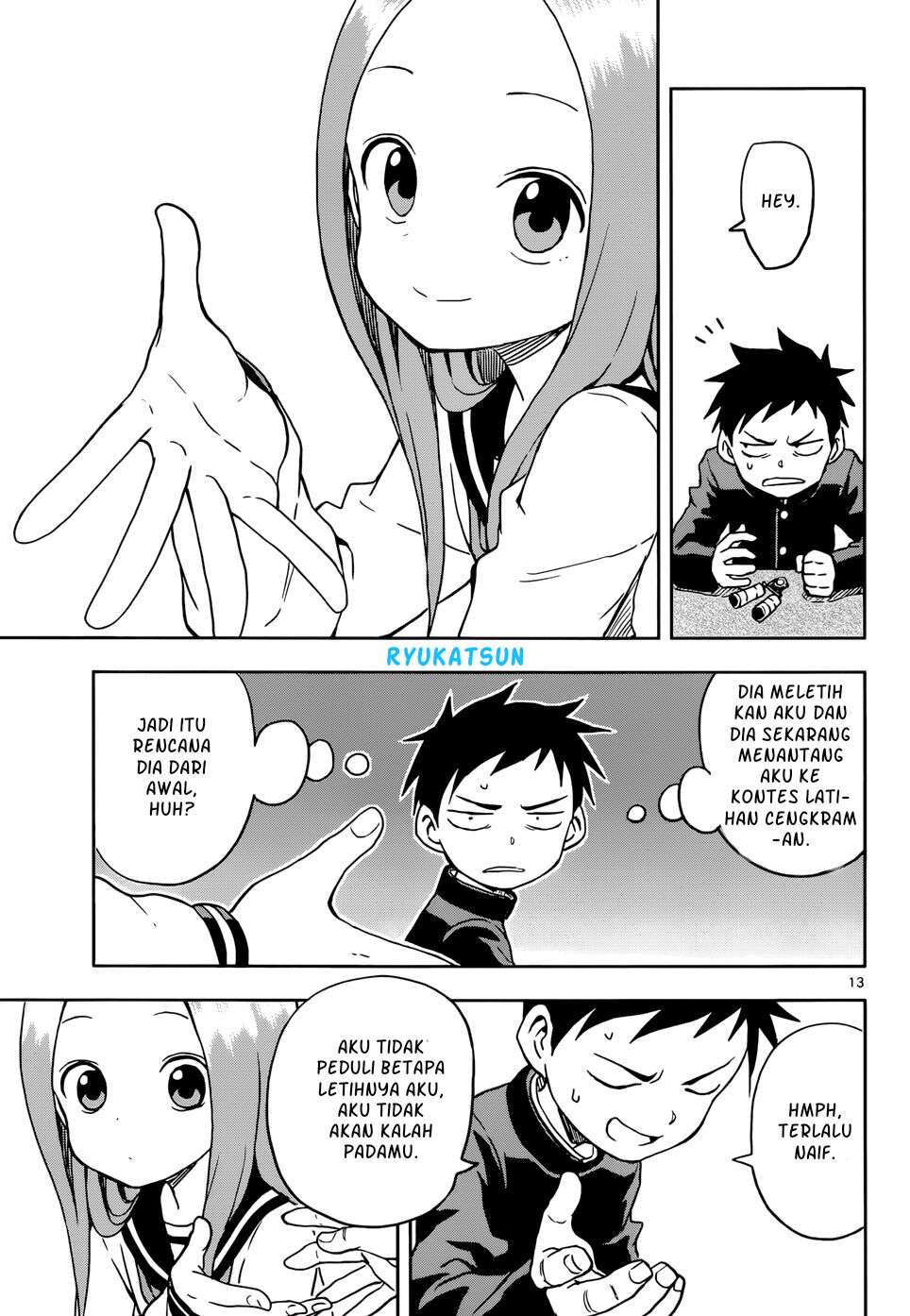 Karakai Jouzu no Takagi-san Chapter 103