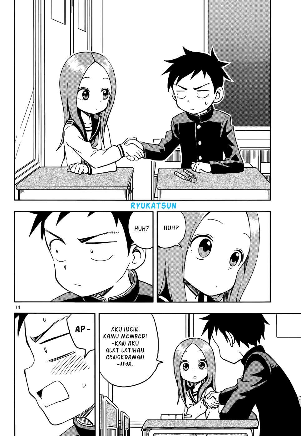 Karakai Jouzu no Takagi-san Chapter 103