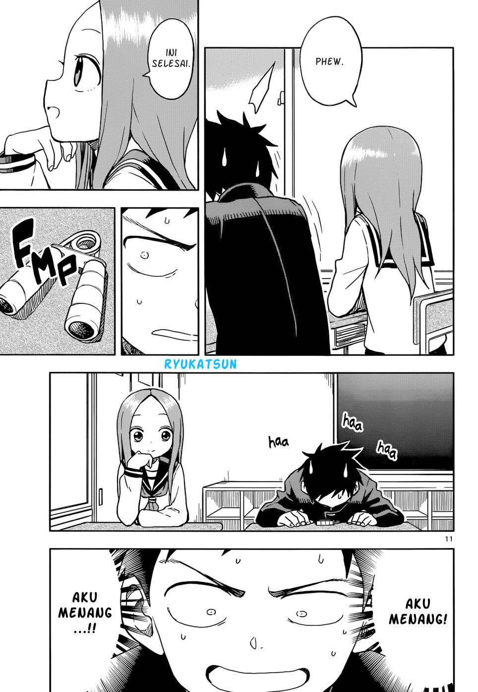 Karakai Jouzu no Takagi-san Chapter 103