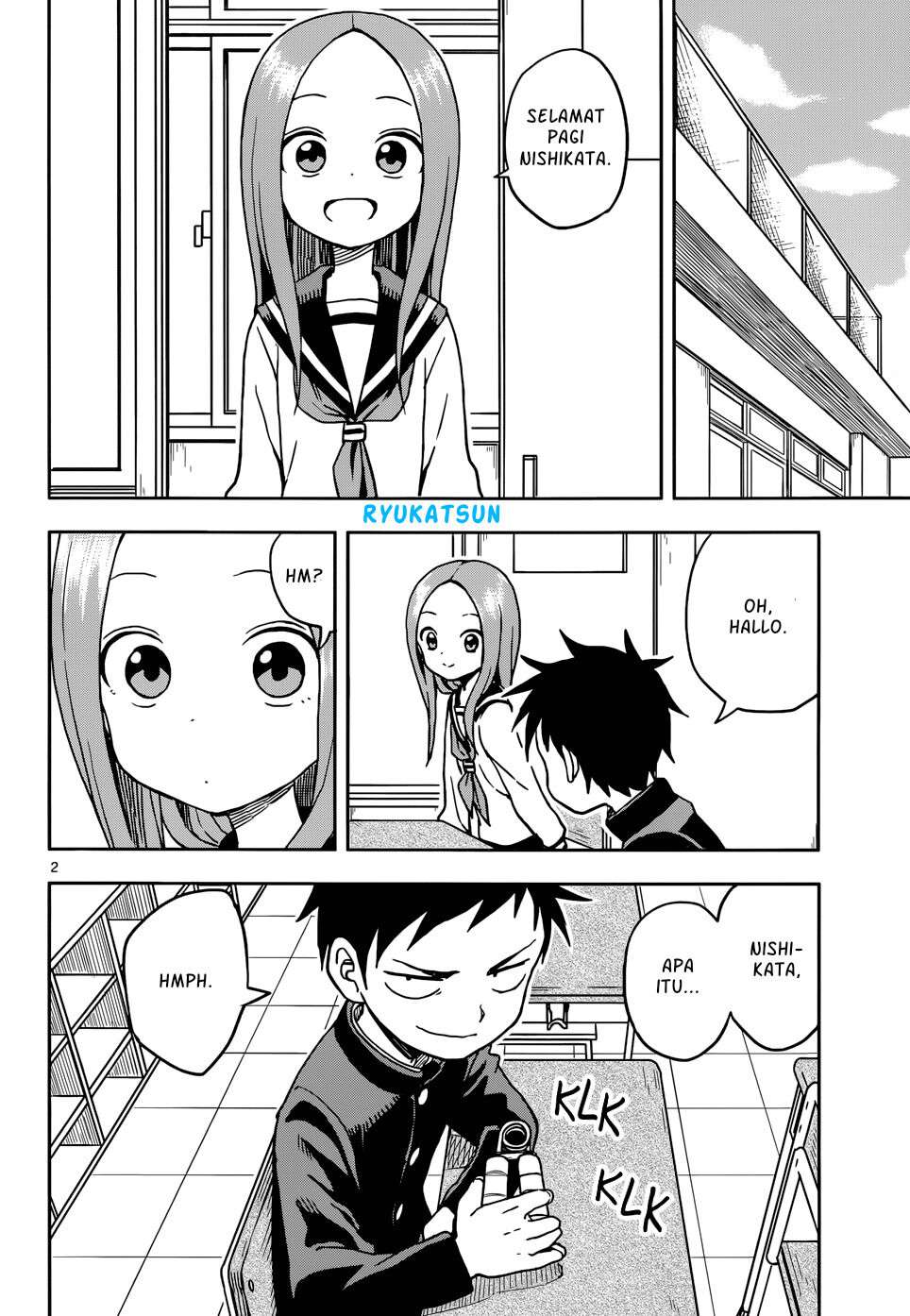 Karakai Jouzu no Takagi-san Chapter 103