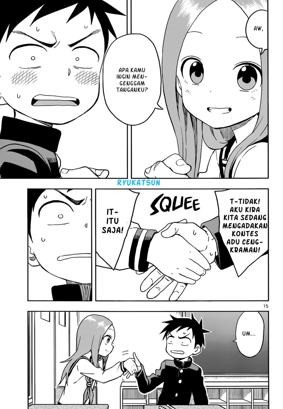 Karakai Jouzu no Takagi-san Chapter 103