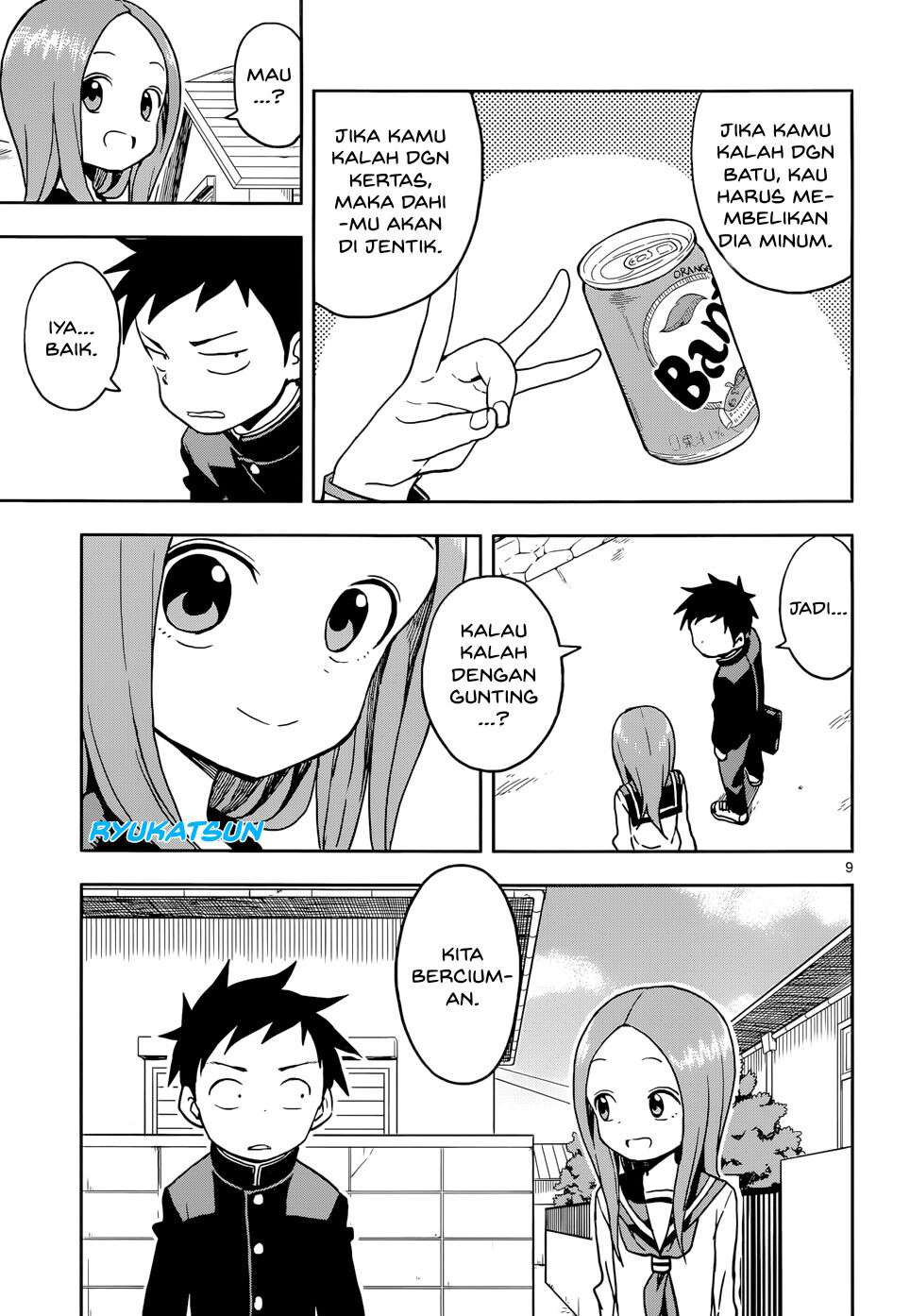 Karakai Jouzu no Takagi-san Chapter 110