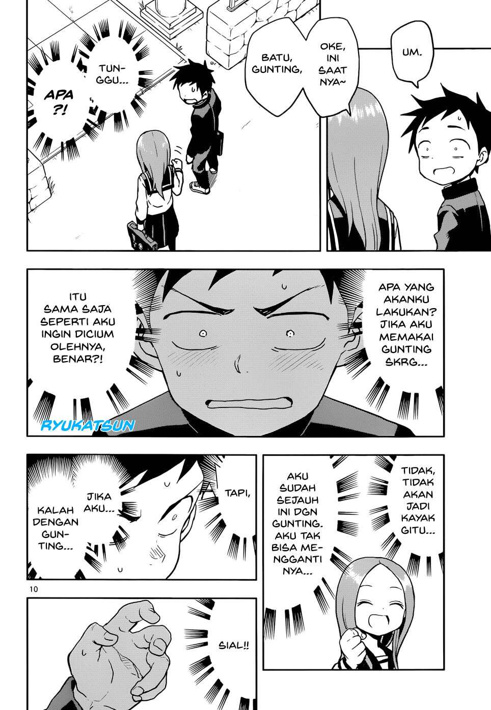 Karakai Jouzu no Takagi-san Chapter 110