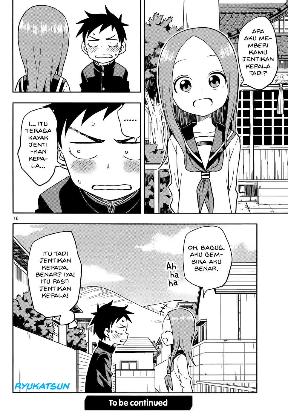 Karakai Jouzu no Takagi-san Chapter 110