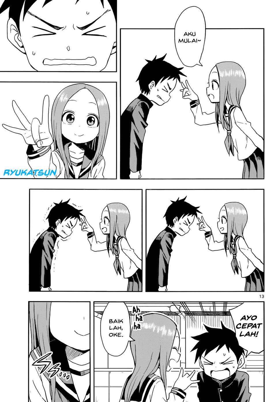 Karakai Jouzu no Takagi-san Chapter 110