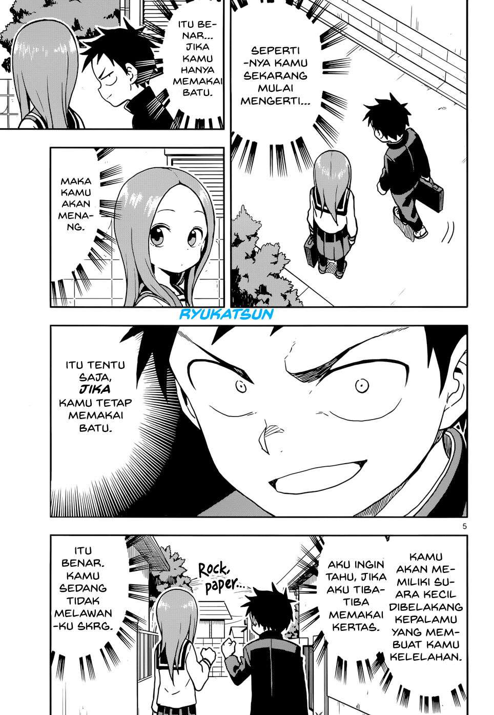 Karakai Jouzu no Takagi-san Chapter 110