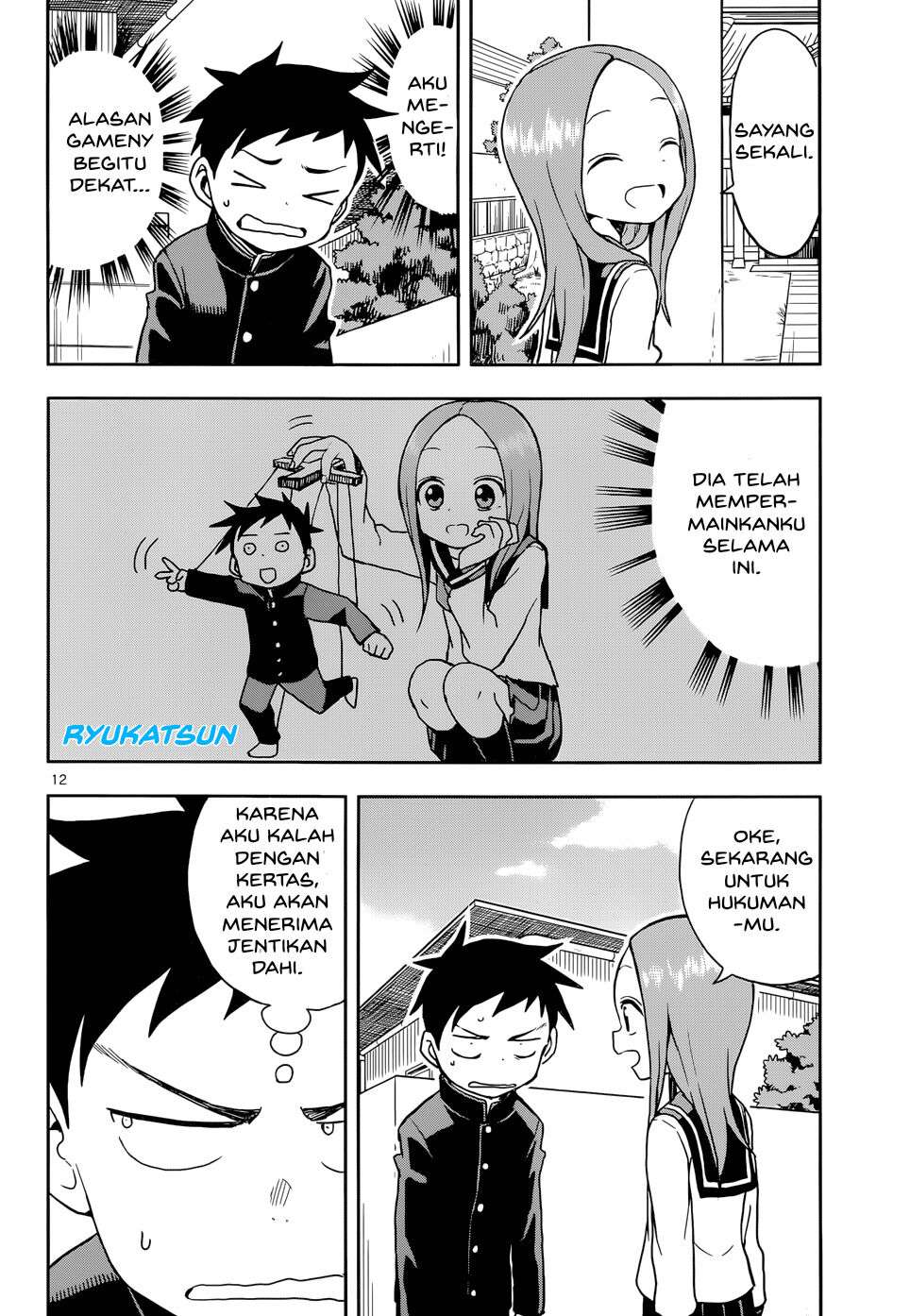 Karakai Jouzu no Takagi-san Chapter 110