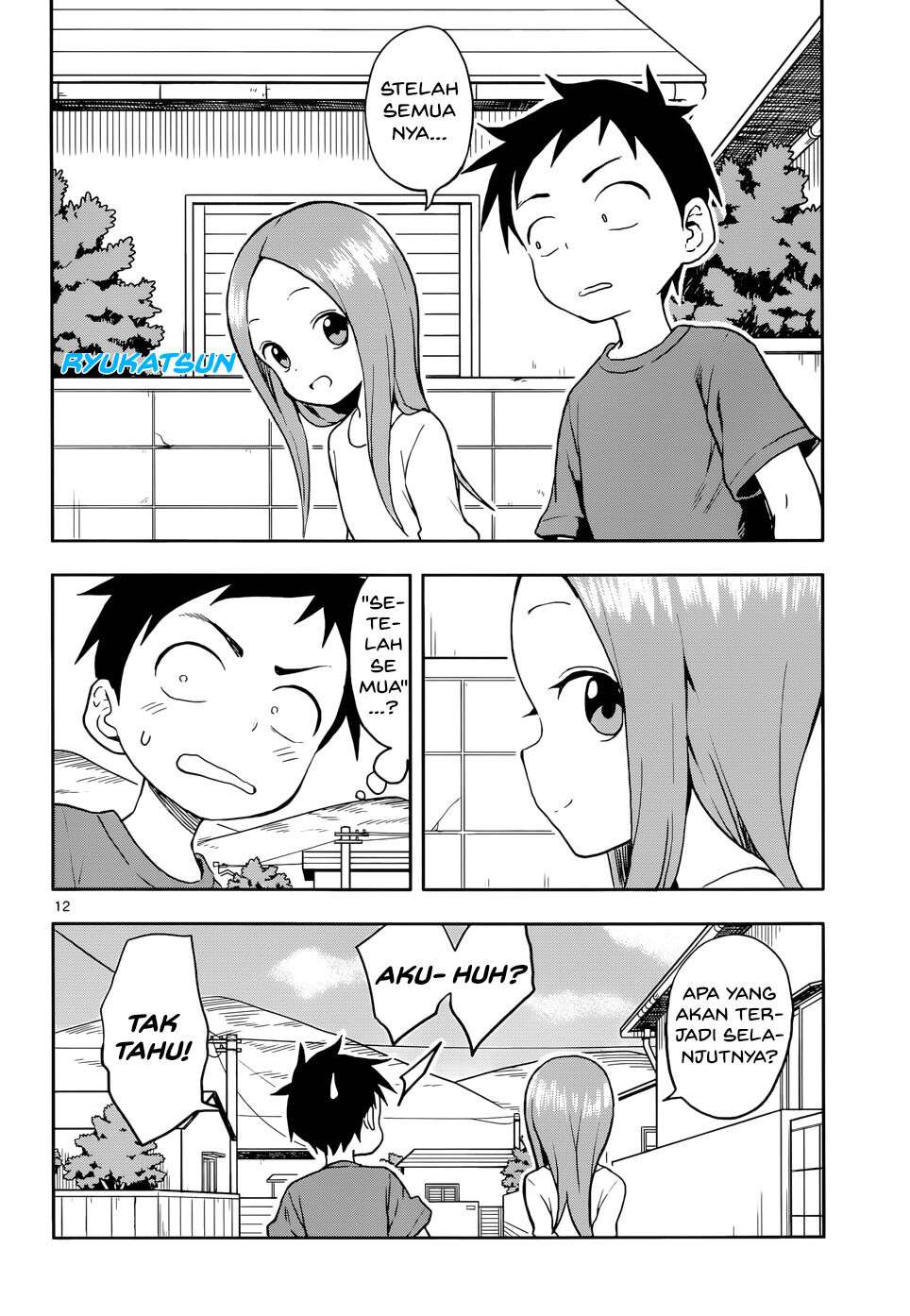 Karakai Jouzu no Takagi-san Chapter 111