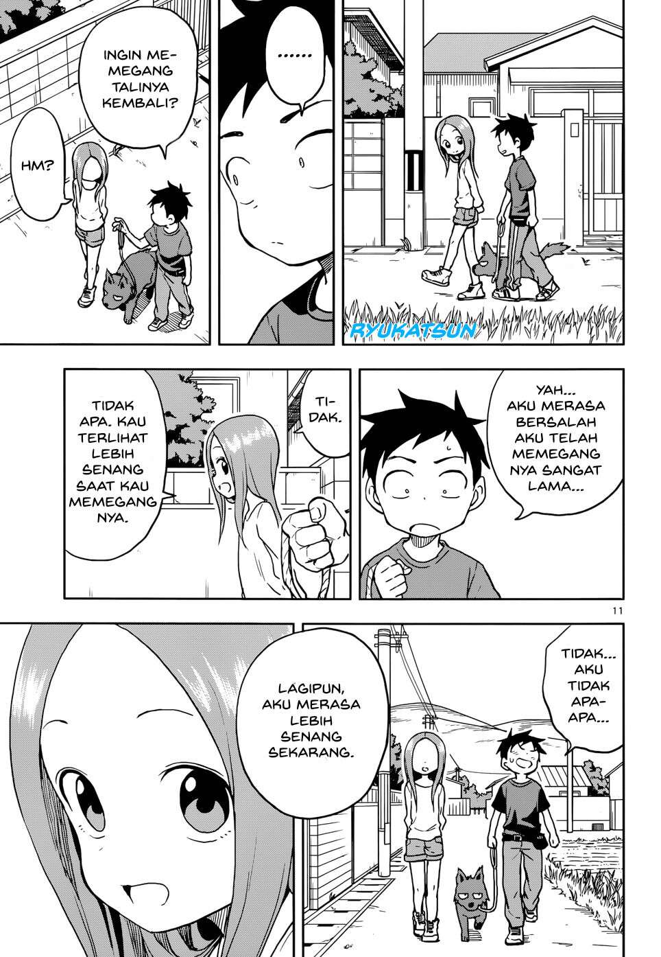 Karakai Jouzu no Takagi-san Chapter 111