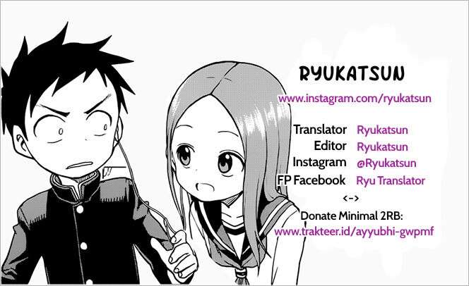 Karakai Jouzu no Takagi-san Chapter 114