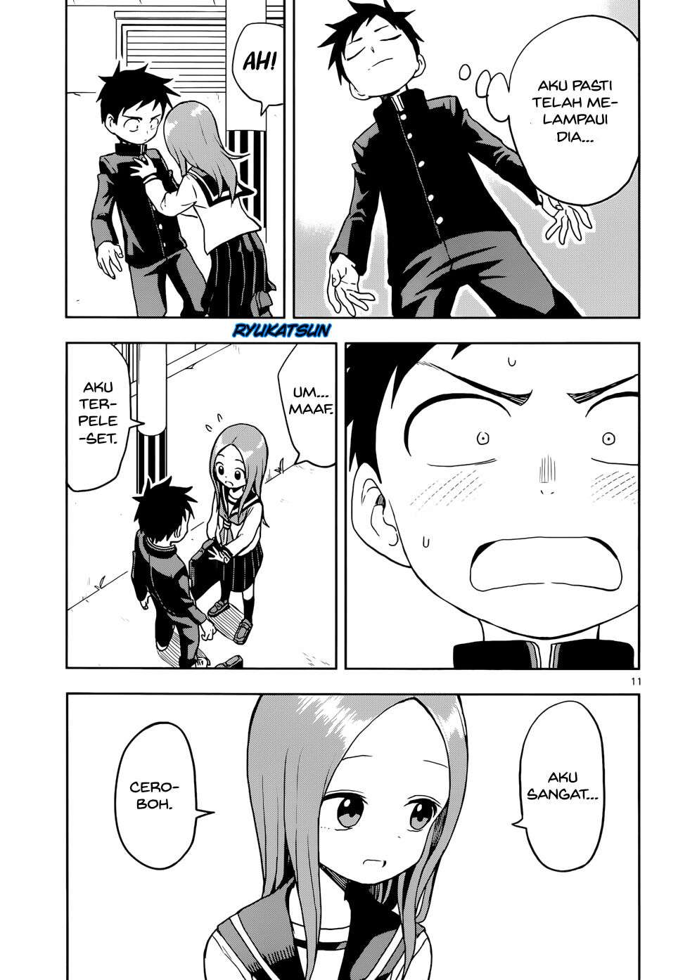 Karakai Jouzu no Takagi-san Chapter 114