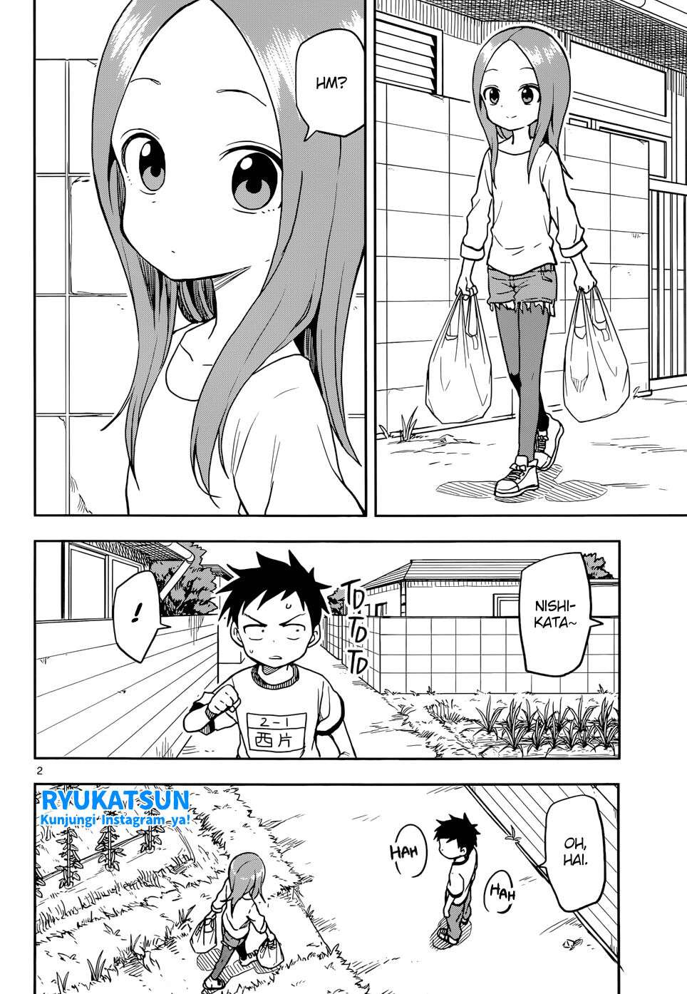 Karakai Jouzu no Takagi-san Chapter 115