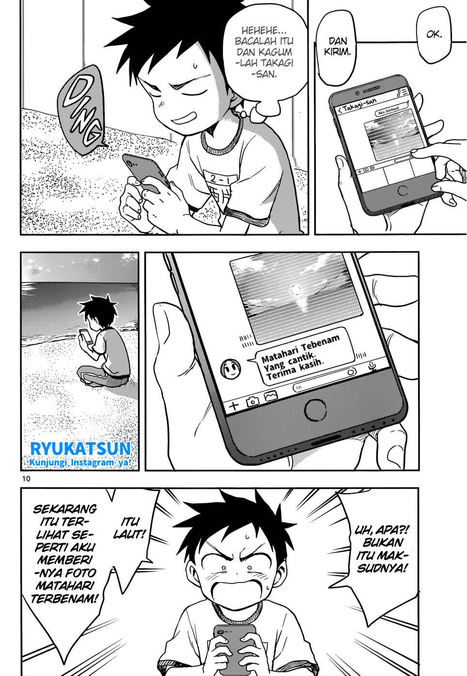 Karakai Jouzu no Takagi-san Chapter 115