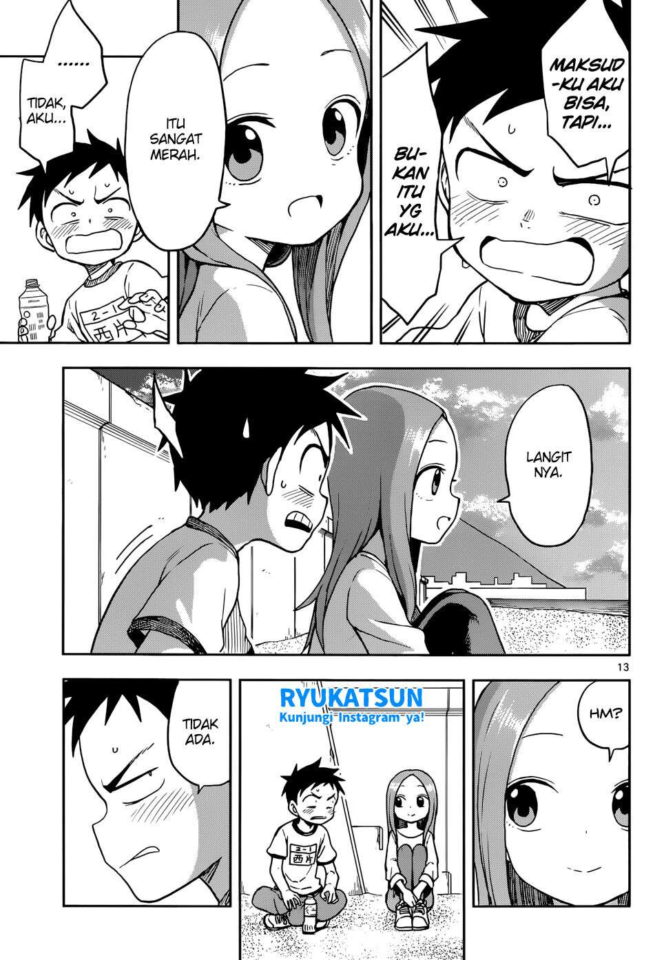 Karakai Jouzu no Takagi-san Chapter 115