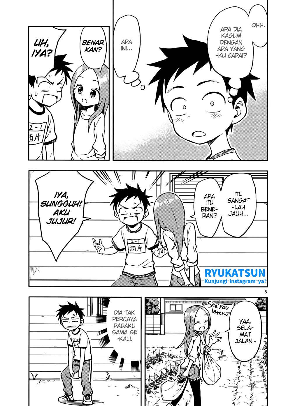 Karakai Jouzu no Takagi-san Chapter 115