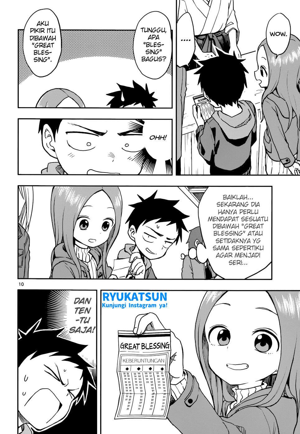 Karakai Jouzu no Takagi-san Chapter 116