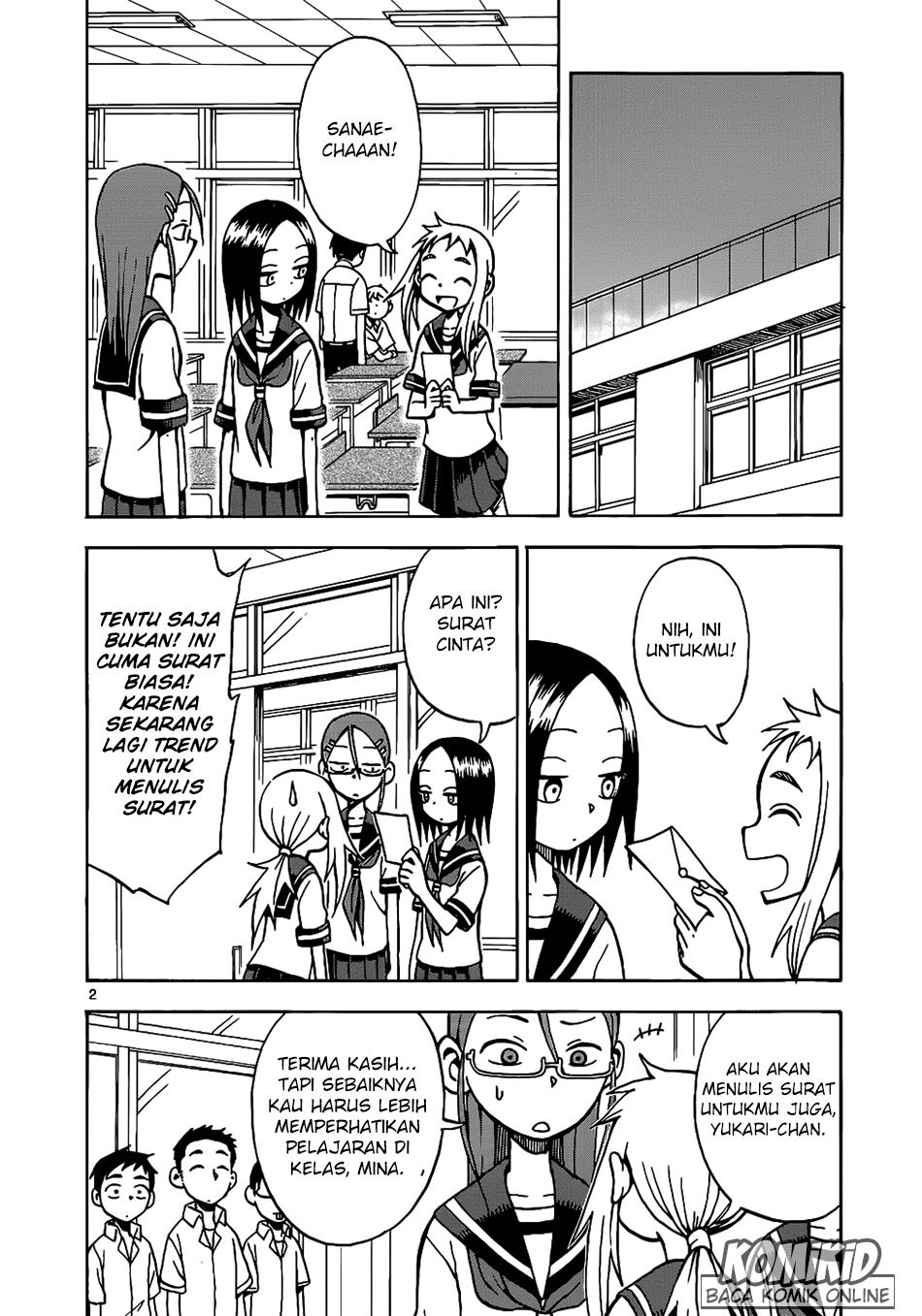 Karakai Jouzu no Takagi-san Chapter 13