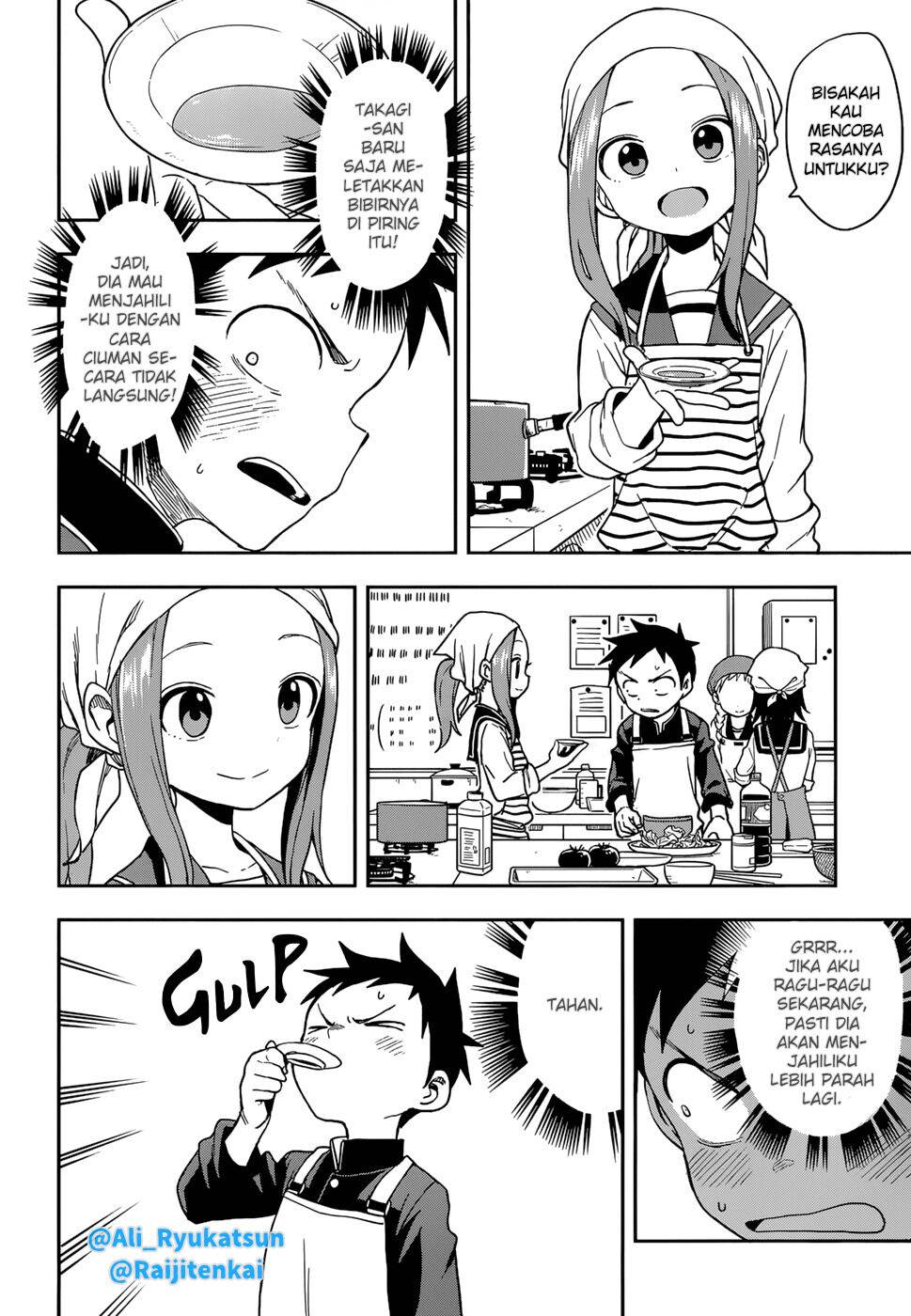 Karakai Jouzu no Takagi-san Chapter 140