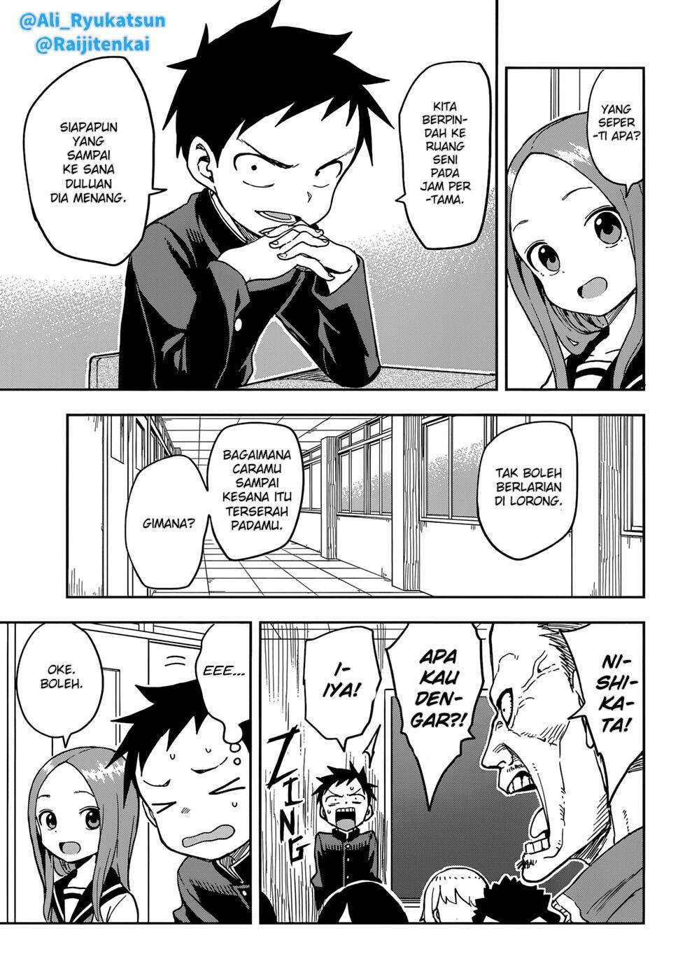 Karakai Jouzu no Takagi-san Chapter 141