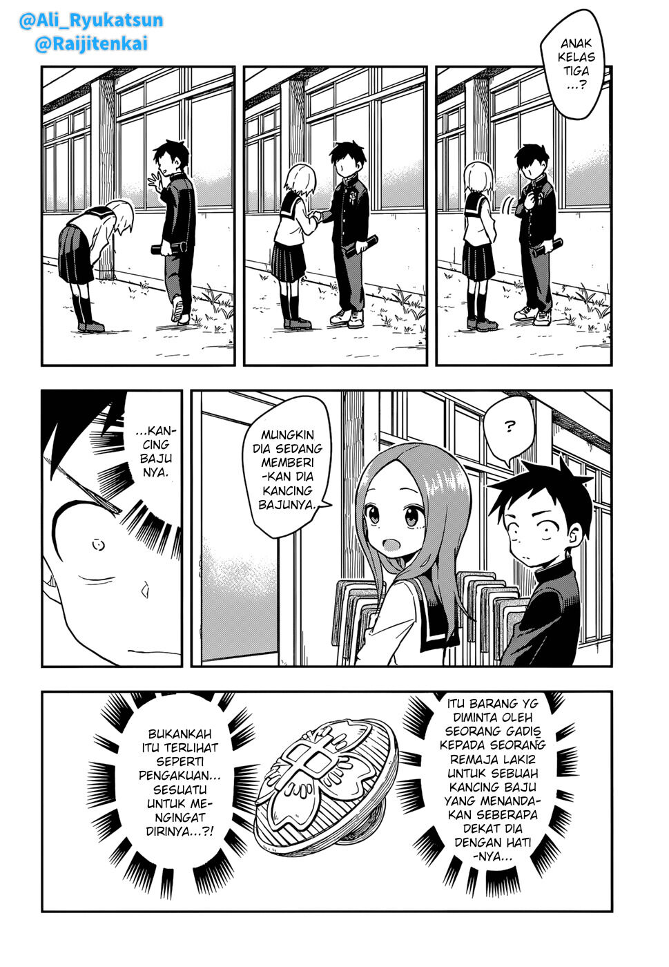 Karakai Jouzu no Takagi-san Chapter 142