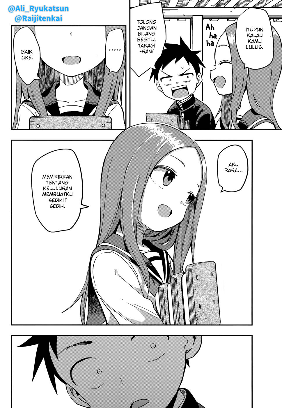 Karakai Jouzu no Takagi-san Chapter 142