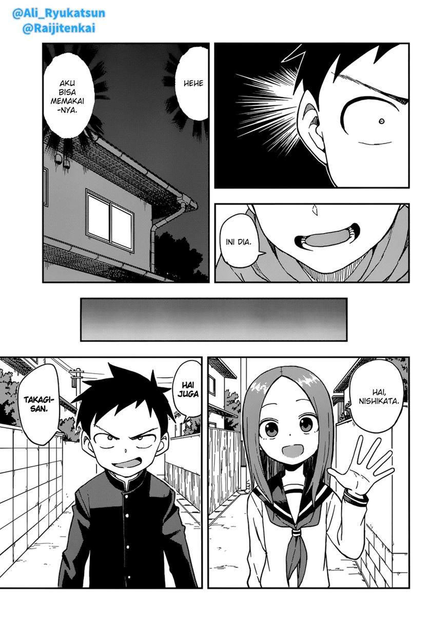 Karakai Jouzu no Takagi-san Chapter 143