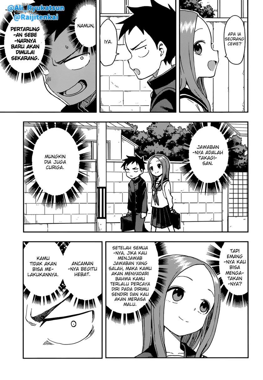 Karakai Jouzu no Takagi-san Chapter 143