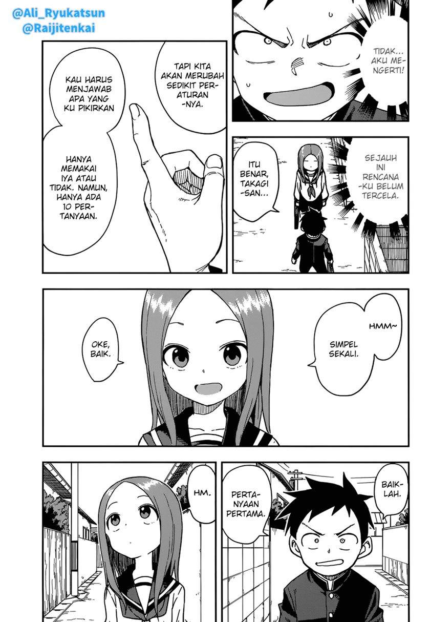 Karakai Jouzu no Takagi-san Chapter 143