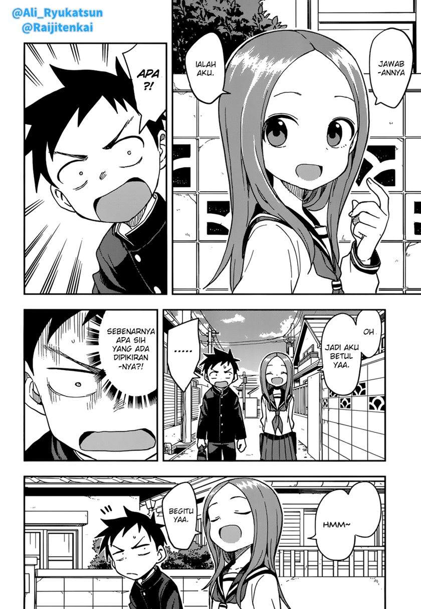 Karakai Jouzu no Takagi-san Chapter 143