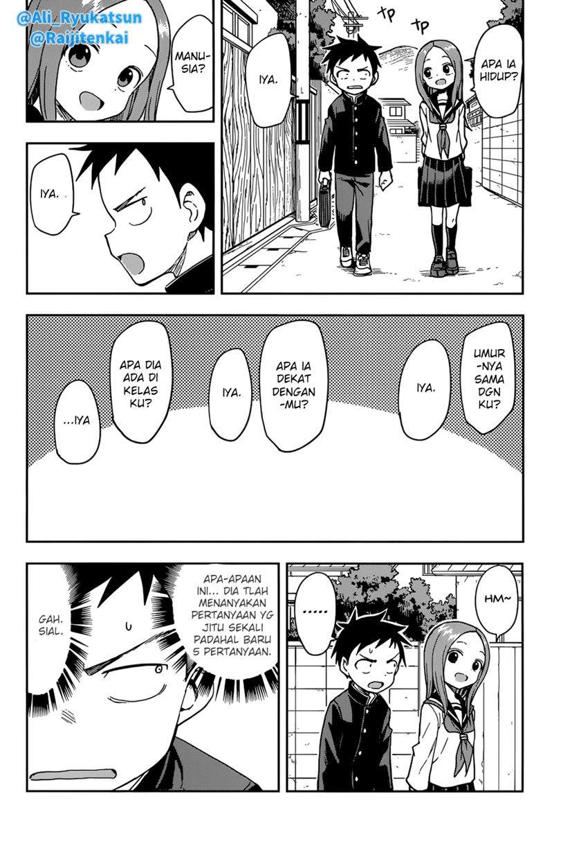 Karakai Jouzu no Takagi-san Chapter 143