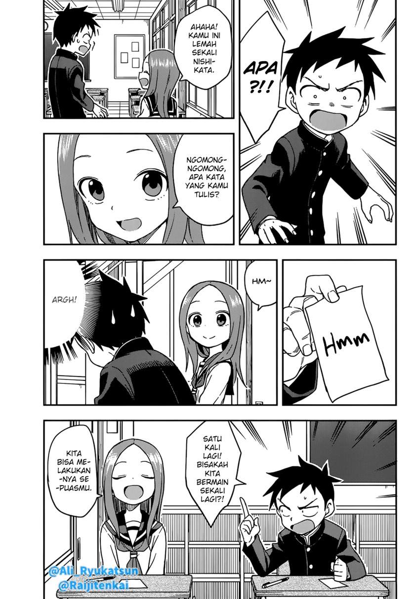 Karakai Jouzu no Takagi-san Chapter 144