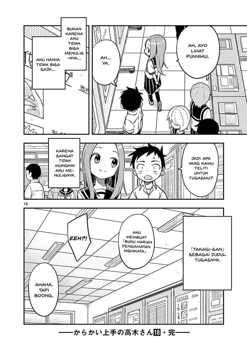 Karakai Jouzu no Takagi-san Chapter 157