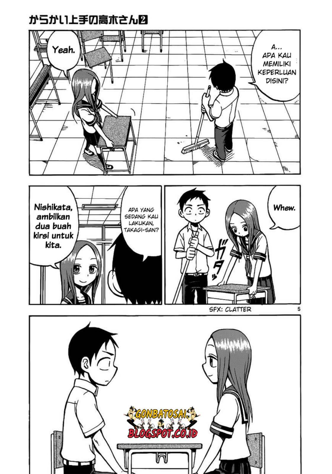 Karakai Jouzu no Takagi-san Chapter 16