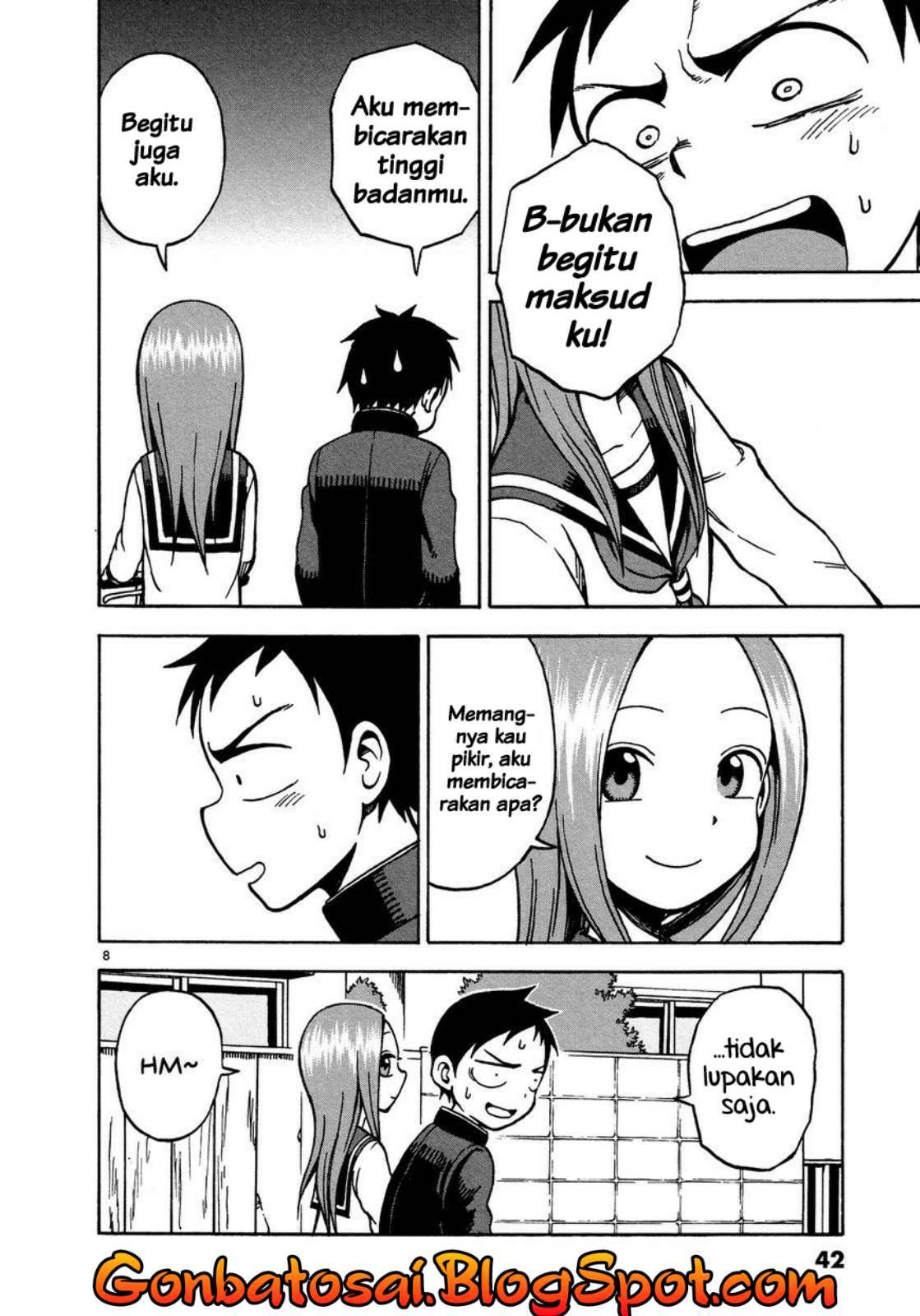 Karakai Jouzu no Takagi-san Chapter 20