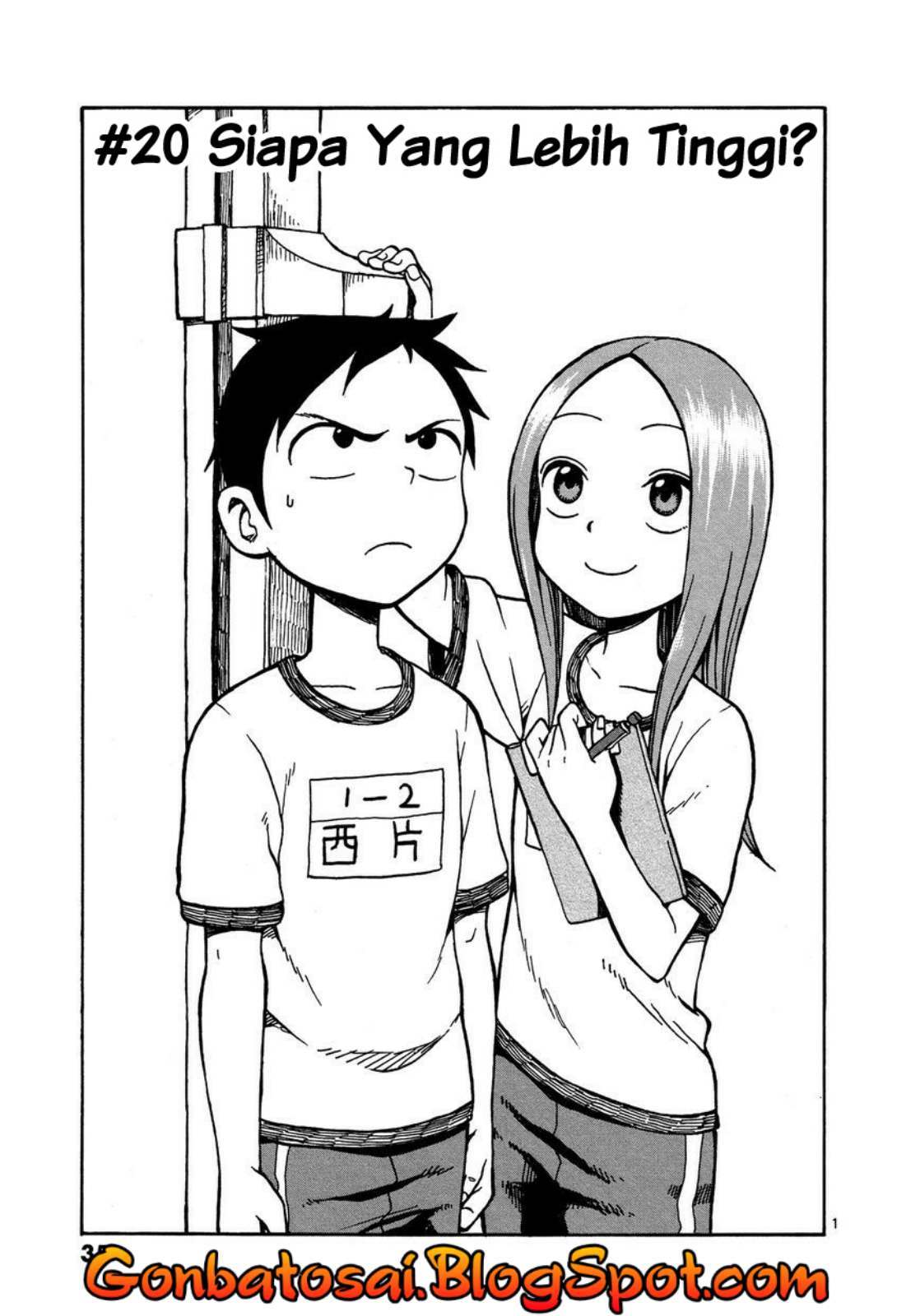 Karakai Jouzu no Takagi-san Chapter 20