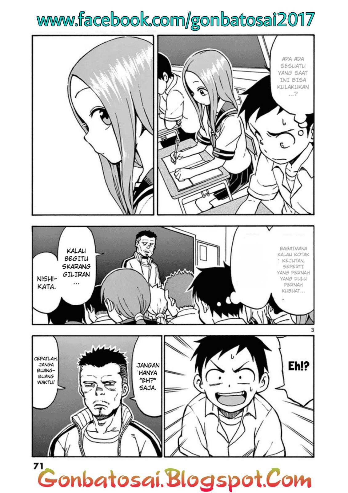 Karakai Jouzu no Takagi-san Chapter 22