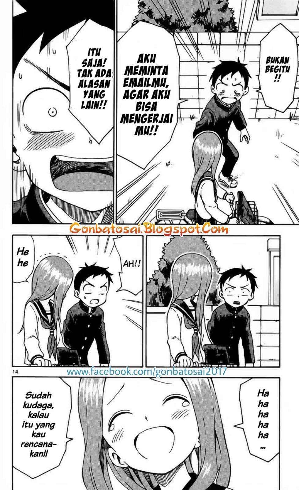 Karakai Jouzu no Takagi-san Chapter 27