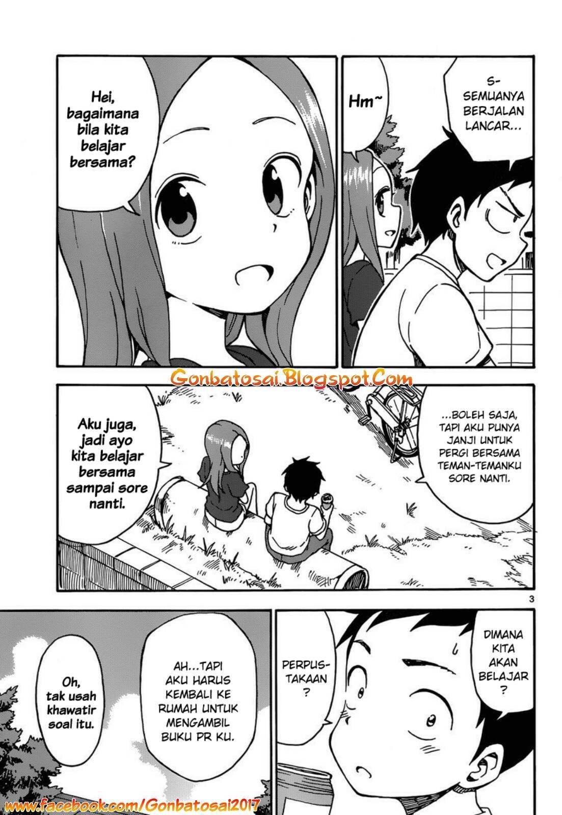 Karakai Jouzu no Takagi-san Chapter 28