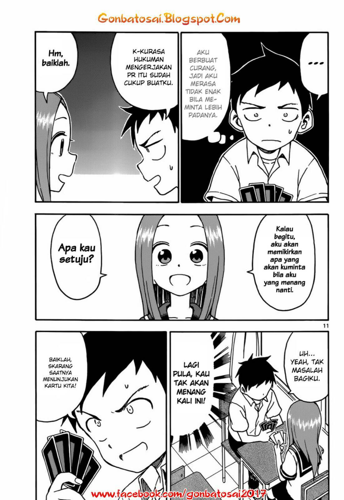 Karakai Jouzu no Takagi-san Chapter 33