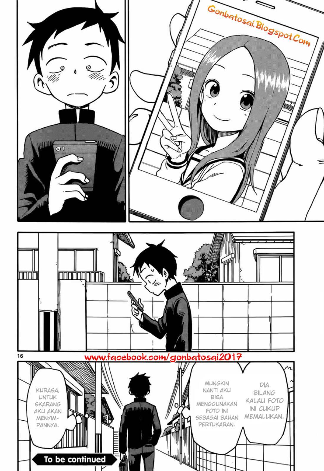 Karakai Jouzu no Takagi-san Chapter 34