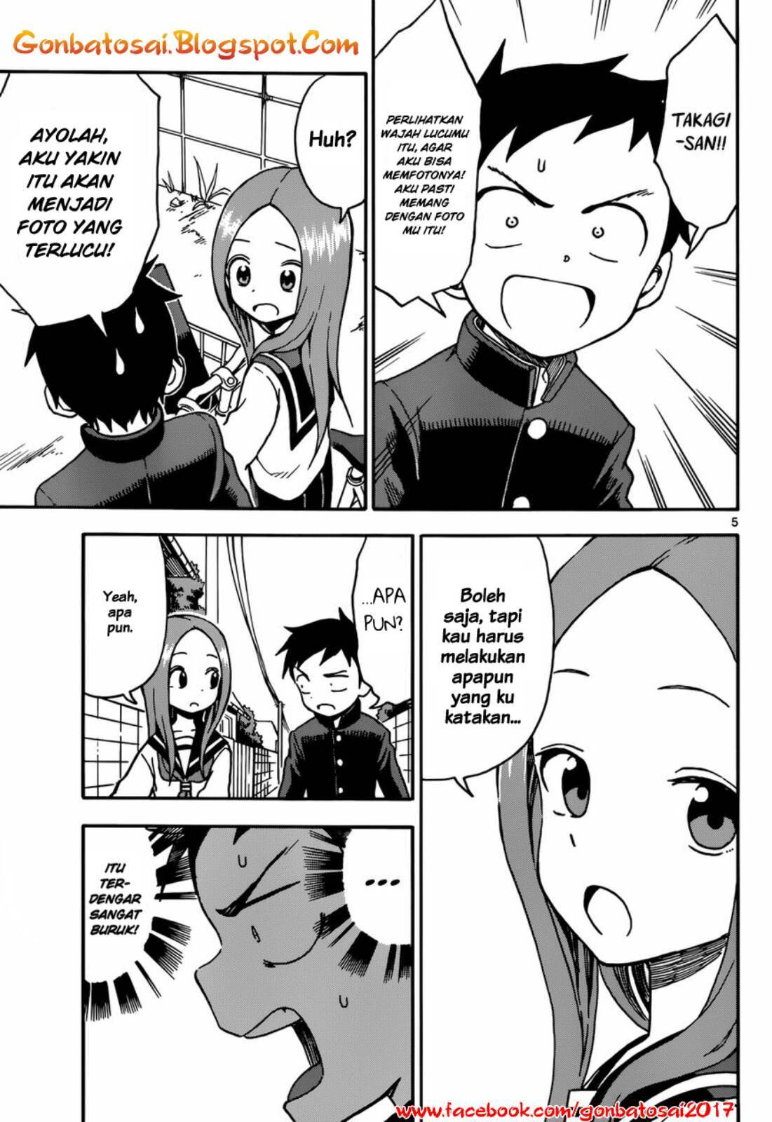 Karakai Jouzu no Takagi-san Chapter 34