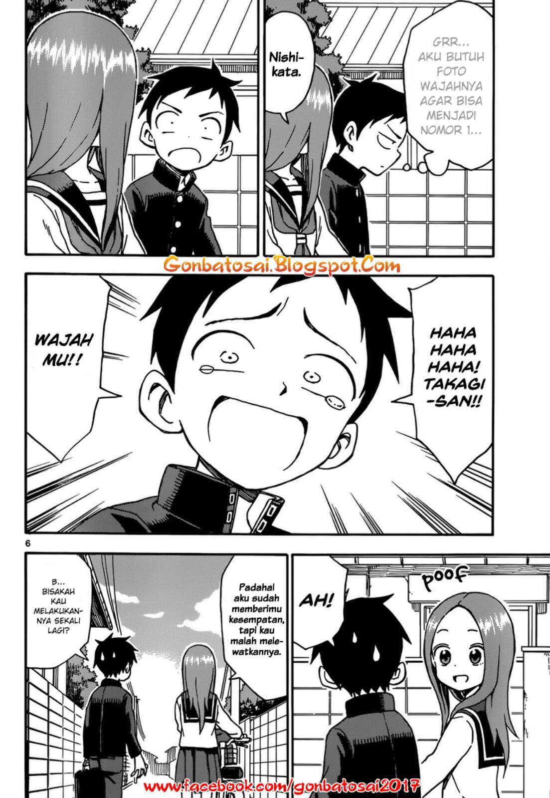 Karakai Jouzu no Takagi-san Chapter 34