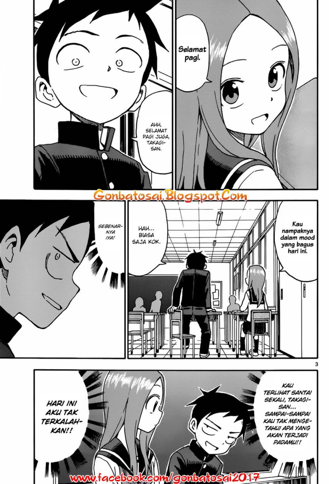 Karakai Jouzu no Takagi-san Chapter 36