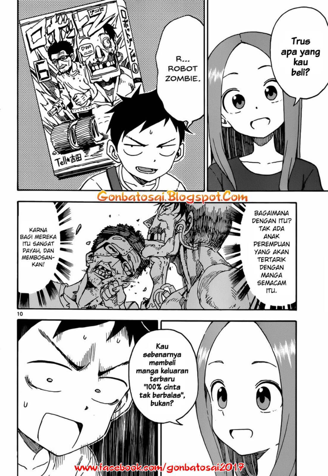 Karakai Jouzu no Takagi-san Chapter 38