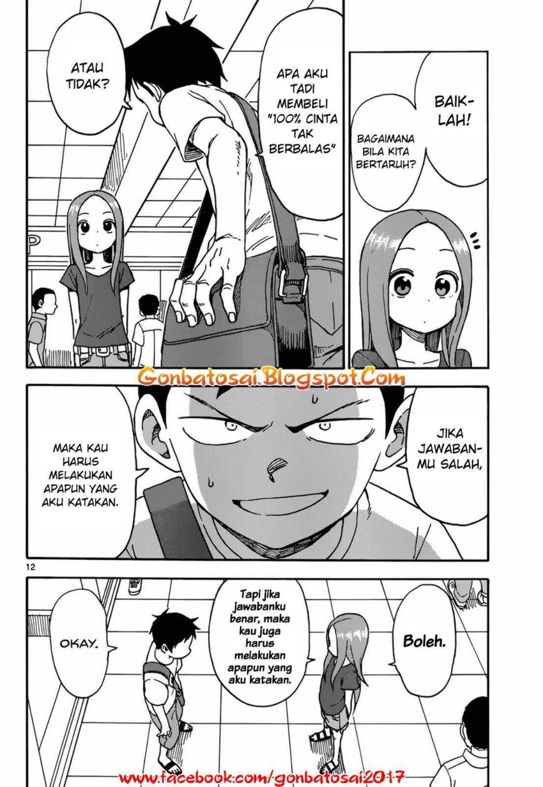 Karakai Jouzu no Takagi-san Chapter 38