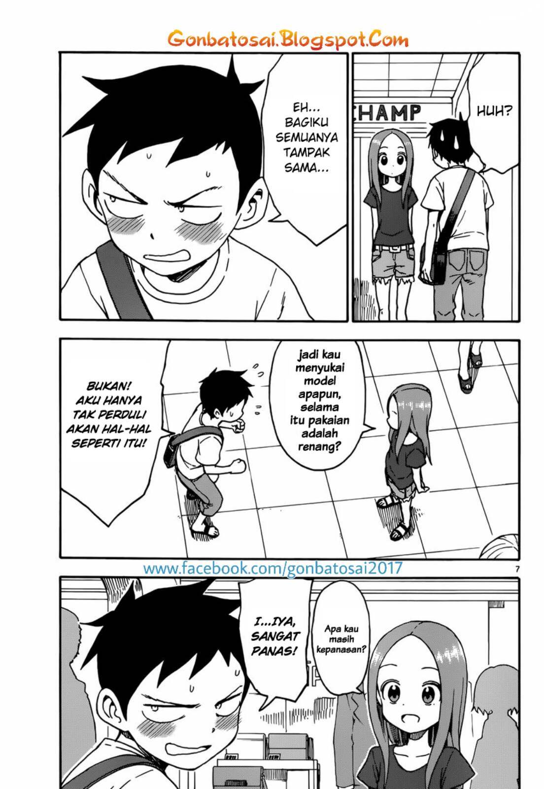 Karakai Jouzu no Takagi-san Chapter 38