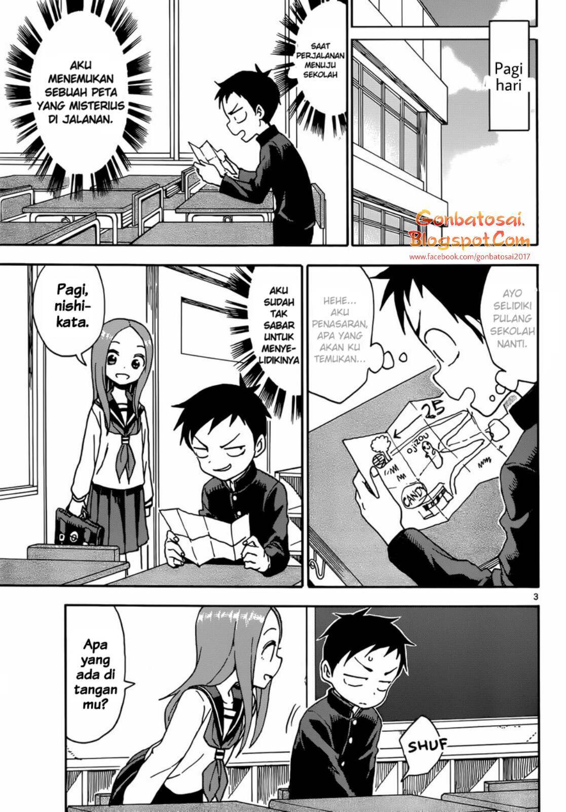 Karakai Jouzu no Takagi-san Chapter 40