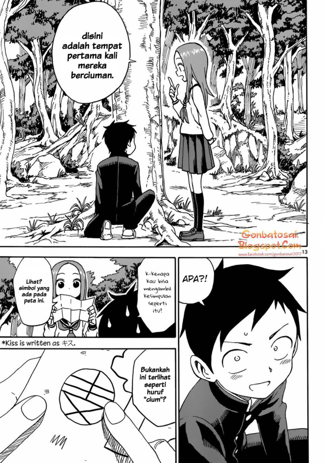 Karakai Jouzu no Takagi-san Chapter 40