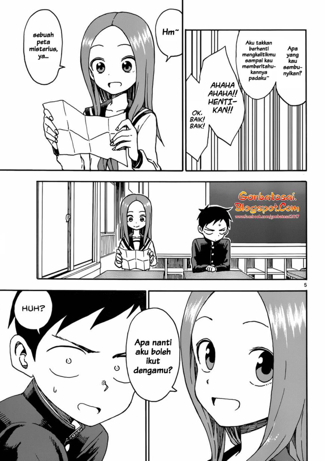 Karakai Jouzu no Takagi-san Chapter 40